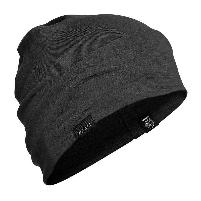 Mütze Trekking MT500 Merino schwarz Mütze Trekking MT500 Merino schwarz
