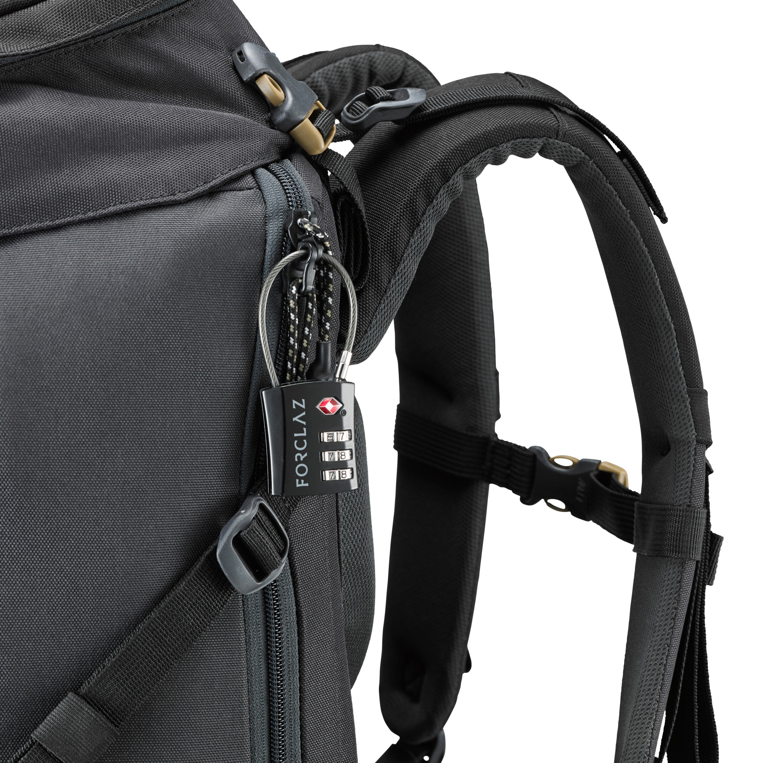 cable lock backpack
