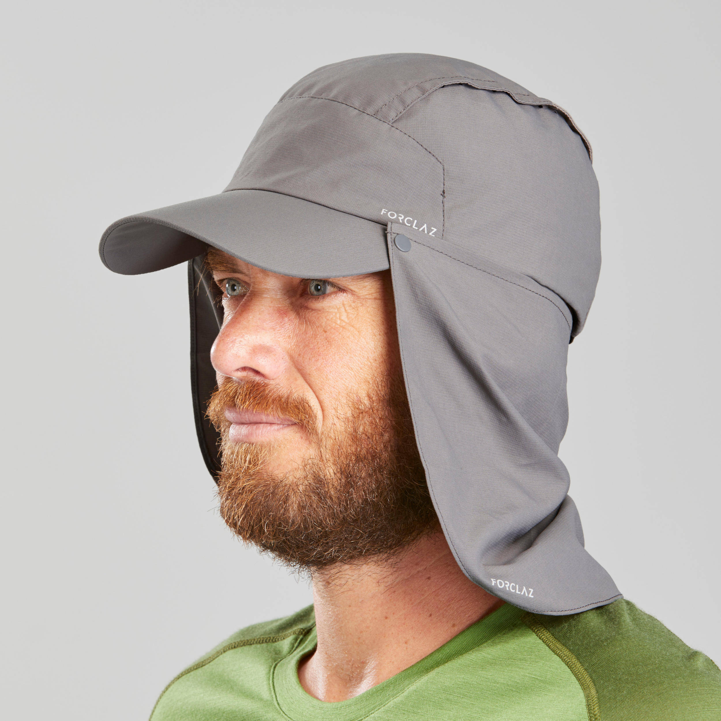 Anti-UV Cap with Neck Protection MT900 - grey -  3