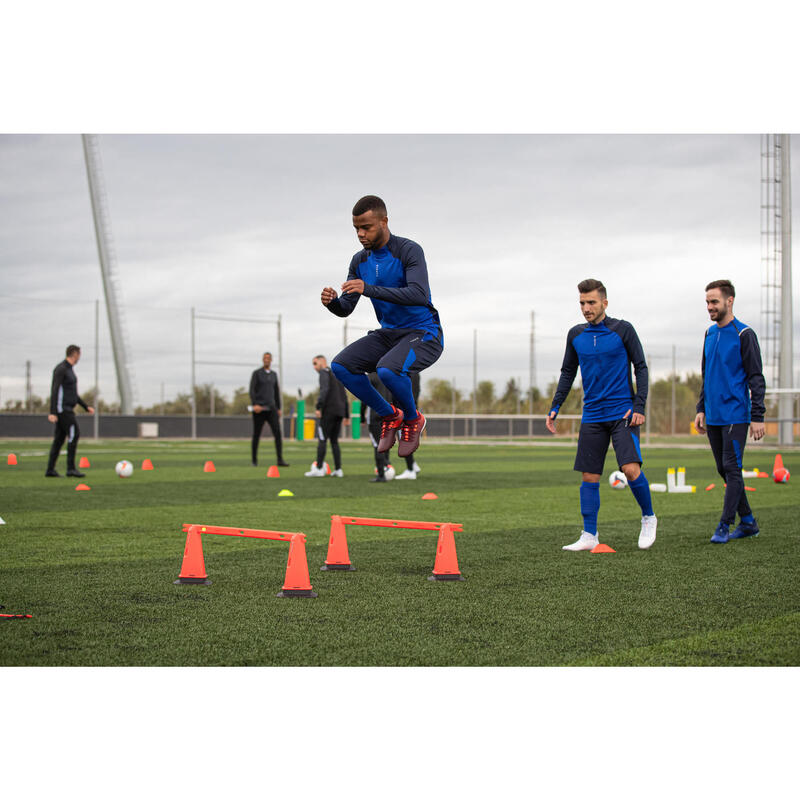 Calções Compridos Futebol T500 Adulto Preto