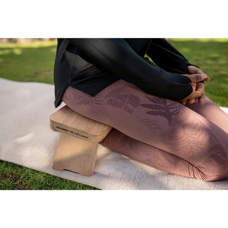 Banc De Yoga Meditation Bois De Hetre Domyos By Decathlon