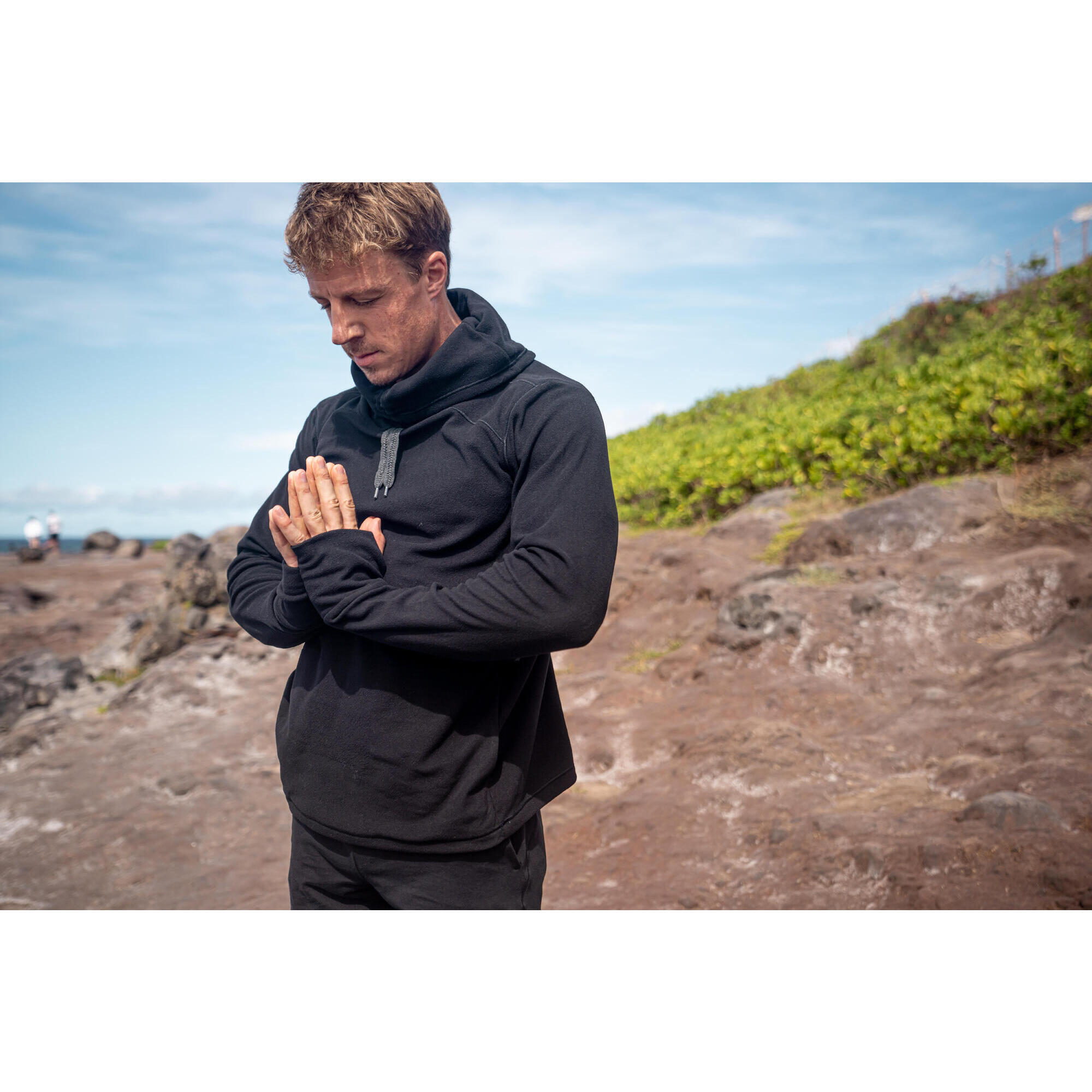 YOGA FLEECE MAN BLACK