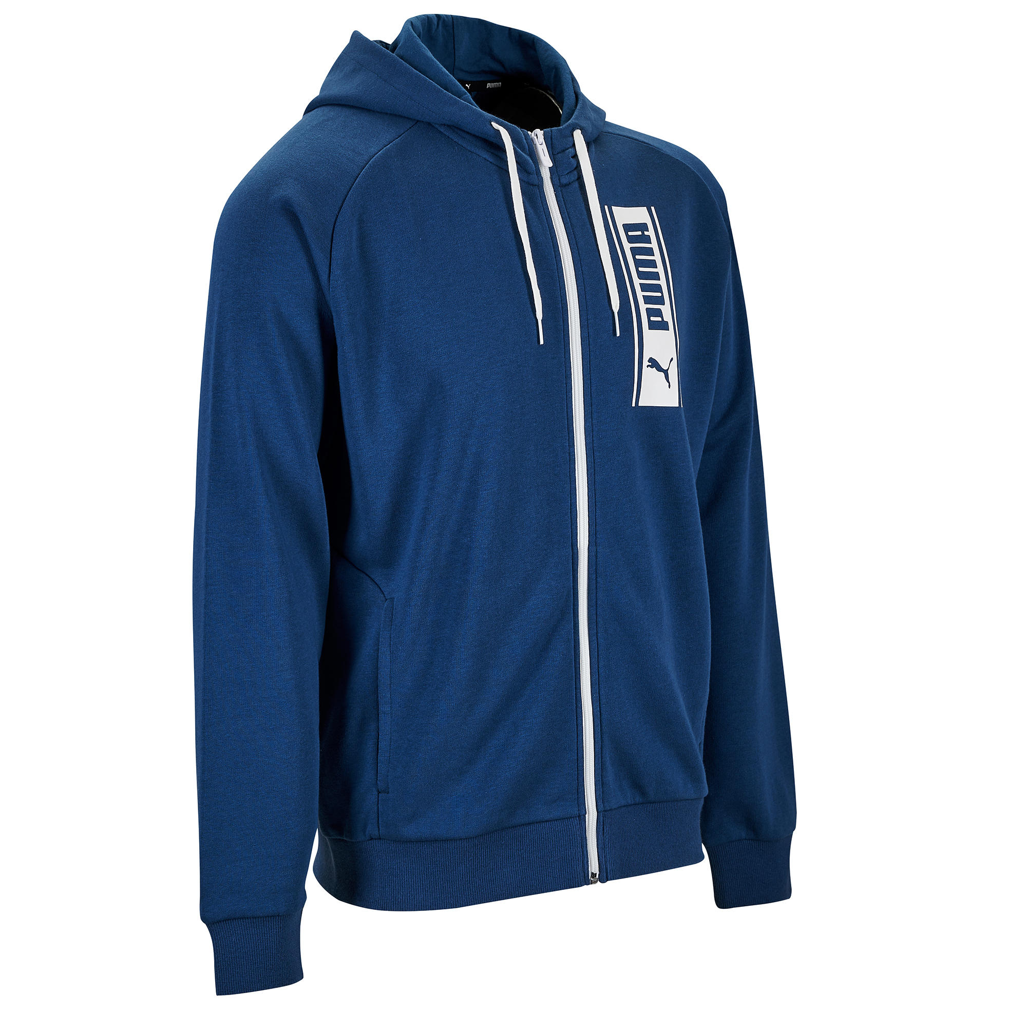 PUMA Sweatjacke 500 Gym Herren blau Decathlon