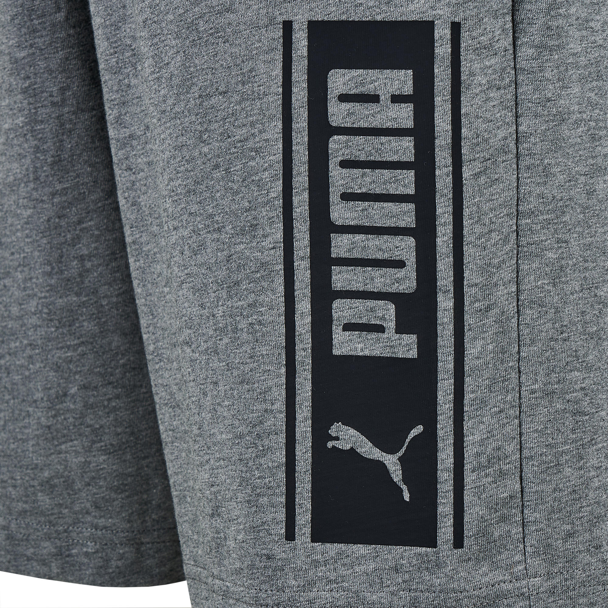 PUMA Pánske šortky na cvičenie sivé s potlačou XL · záber 5