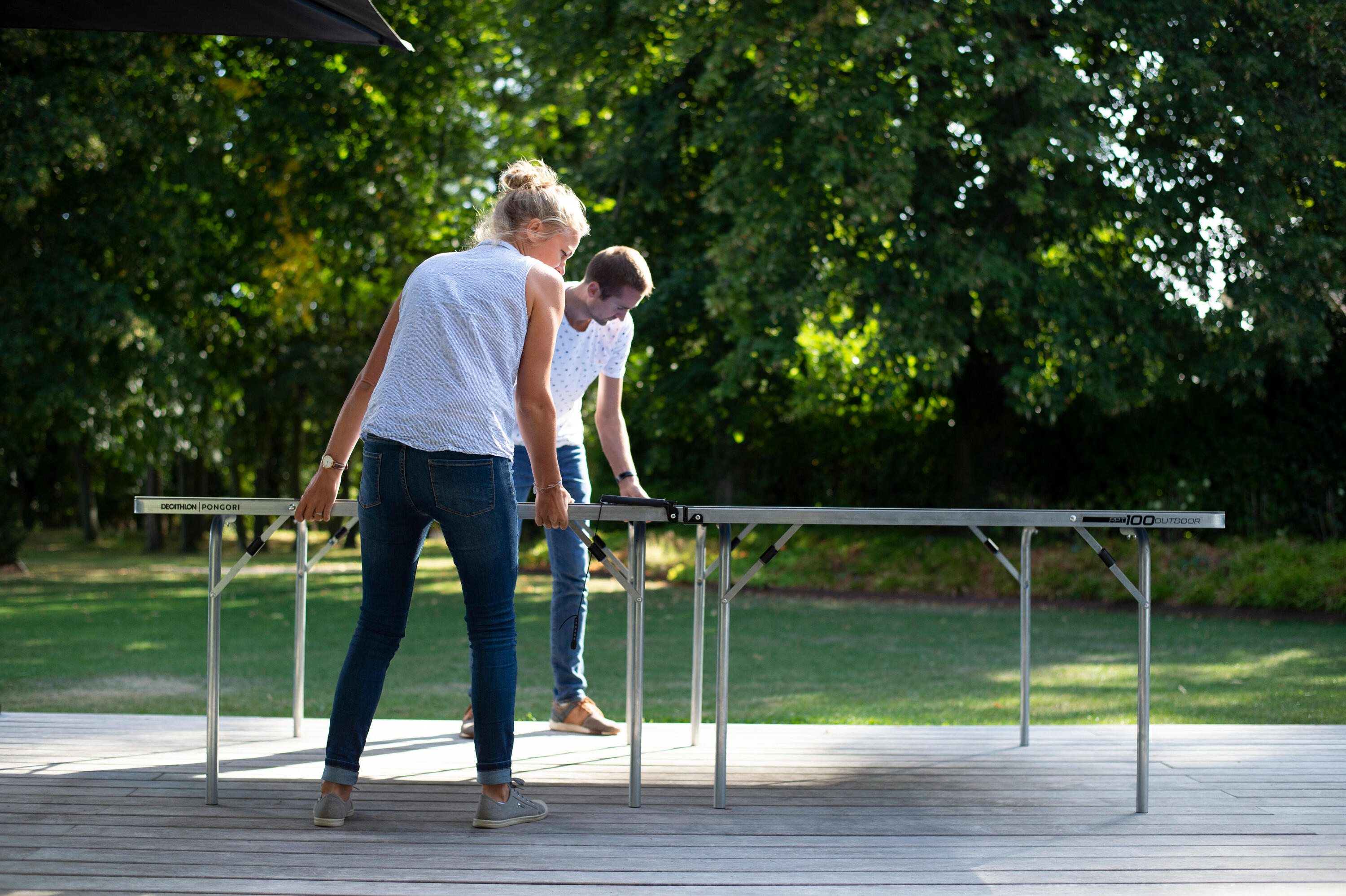 Outdoor Tafeltennistafel PPT 130 blauw 25/29