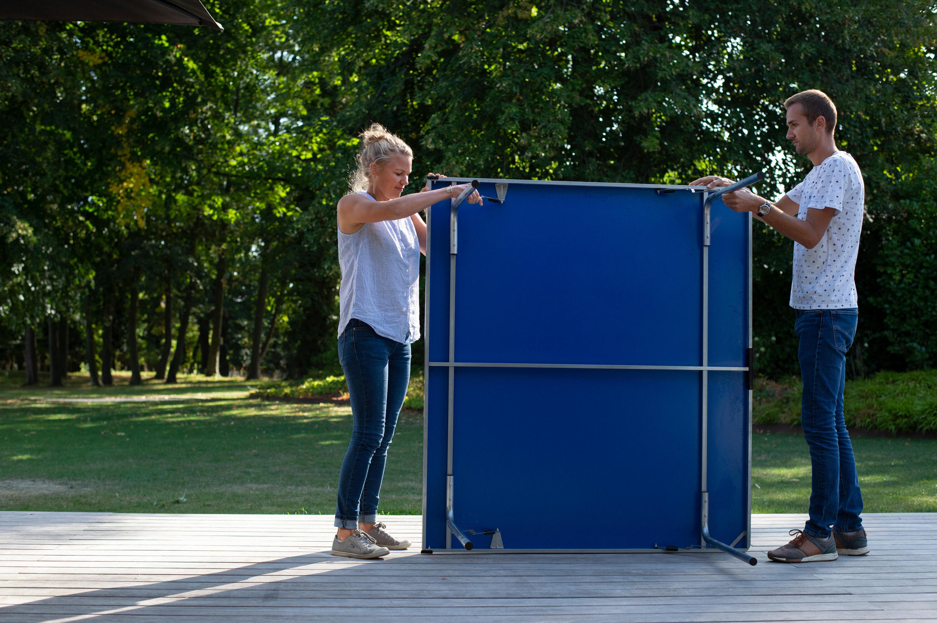 Outdoor Tafeltennistafel PPT 130 blauw 24/29
