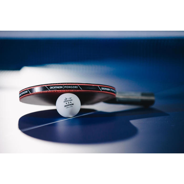 Pongori BALLES DE TENNIS DE TABLE TTB 900C 40+ 3* X4 BLANCHES Decathlon