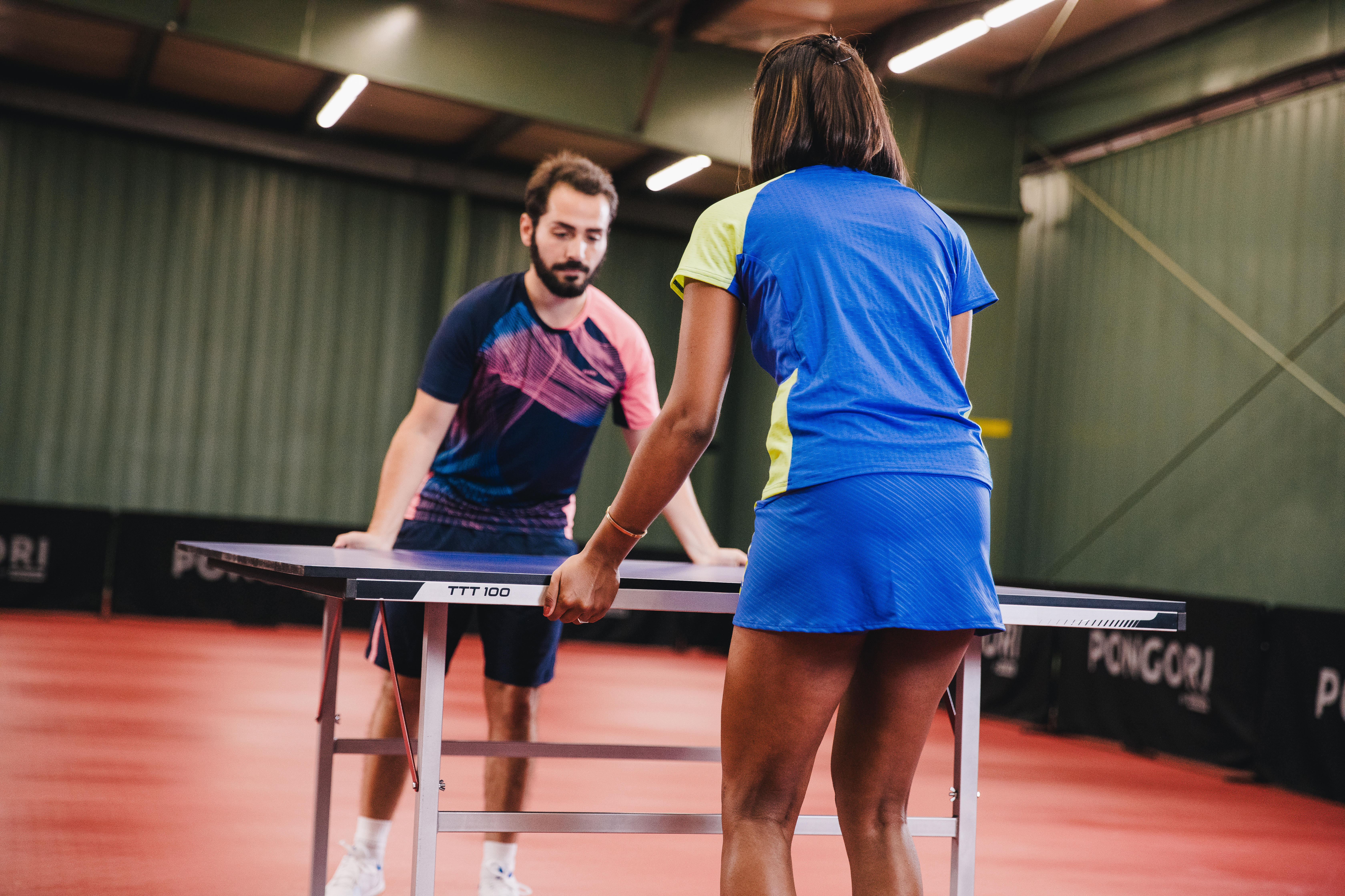 Table de tennis de table - TTT 100 bleu - PONGORI