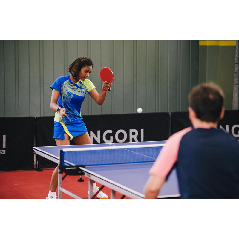 Tafeltennistafel / pingpongtafel indoor TTT 100 blauw