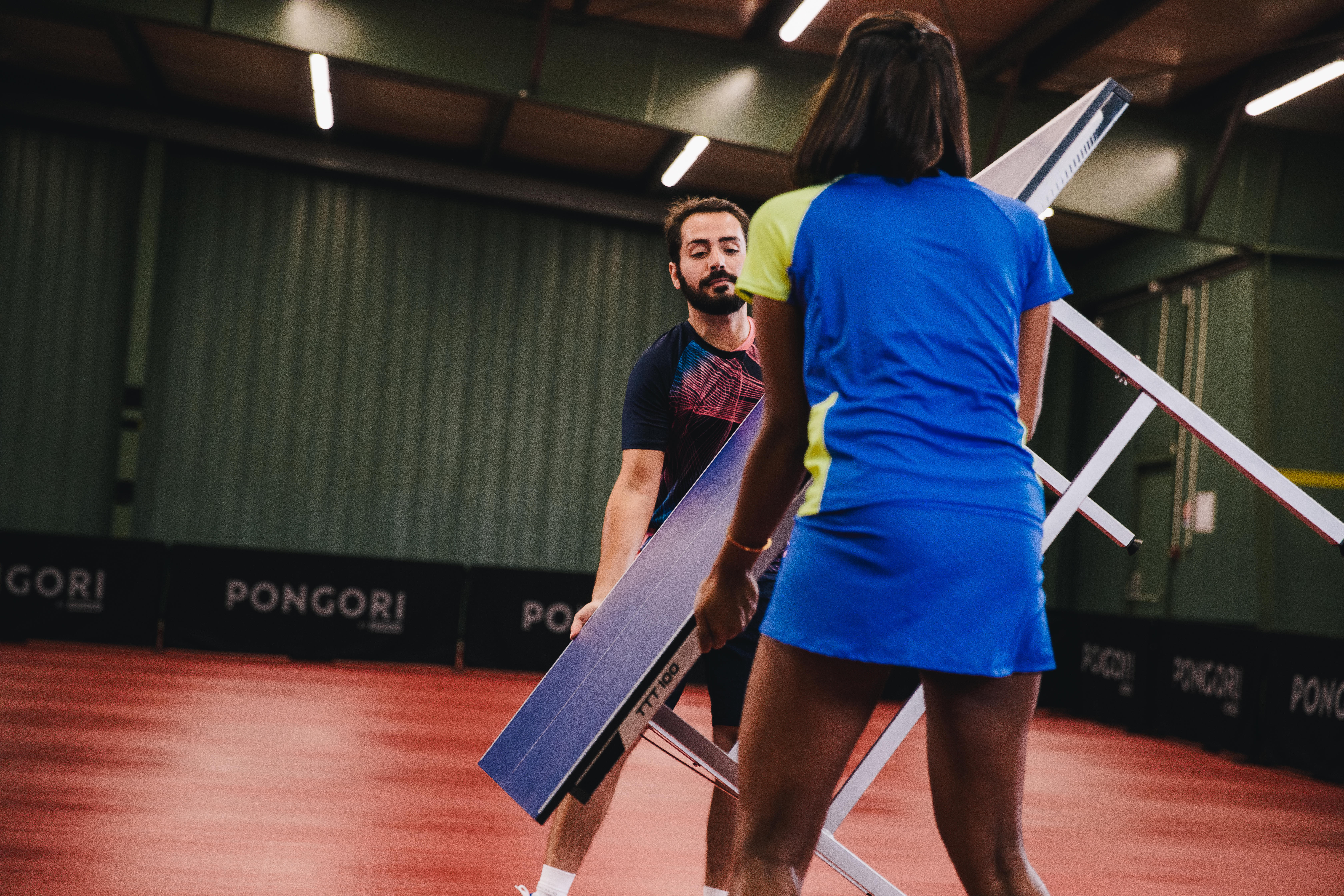 Table de tennis de table - TTT 100 bleu - PONGORI