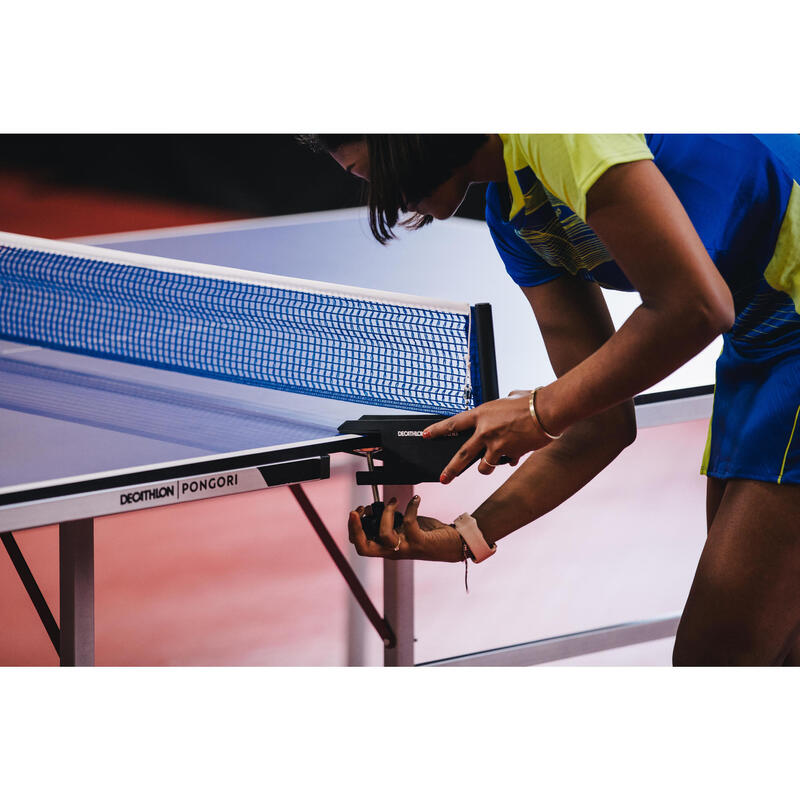 Tafeltennistafel / pingpongtafel indoor TTT 100 blauw