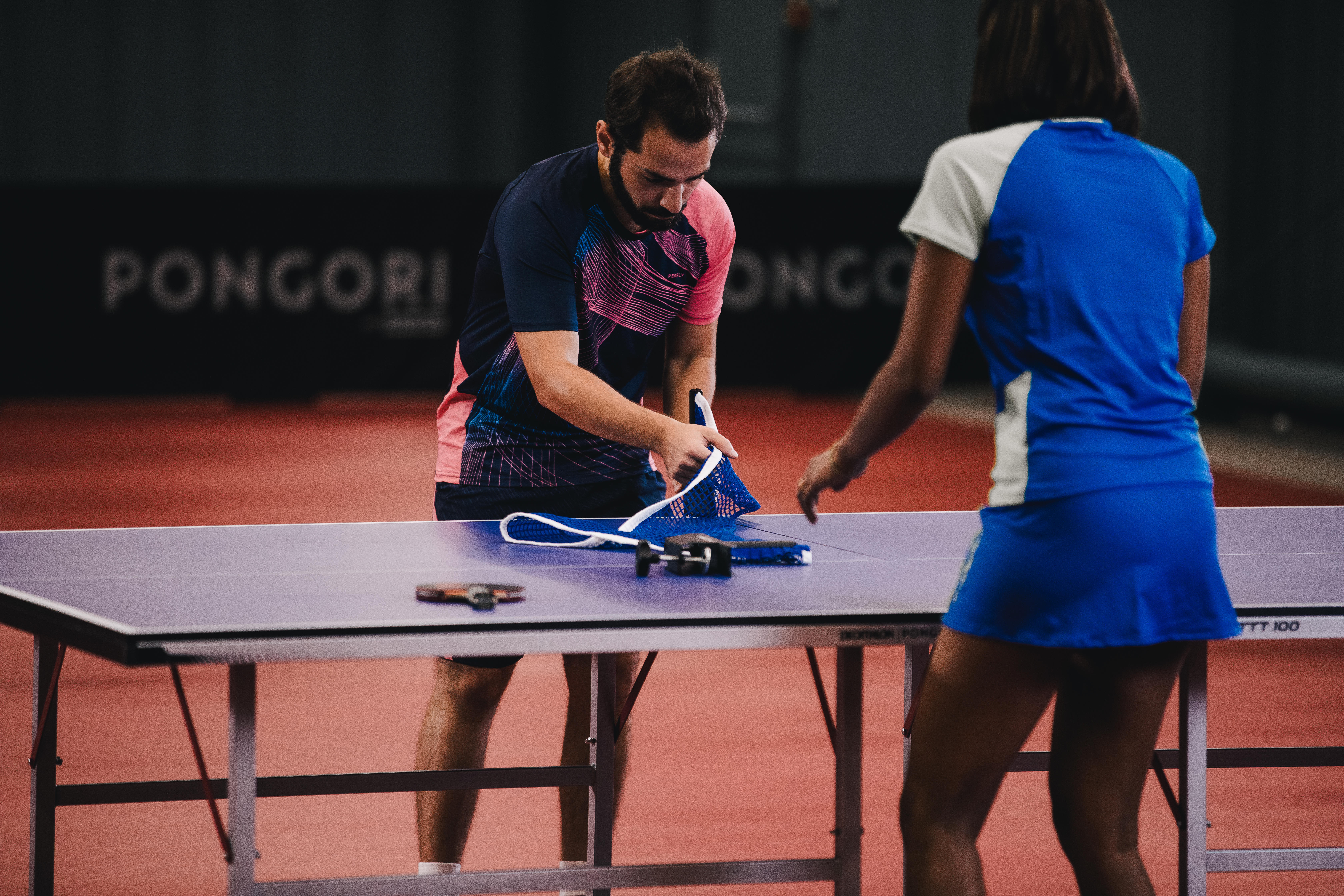 Table de tennis de table - TTT 100 bleu - PONGORI