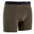 Funktionsunterhose Lauf-Boxershorts Herren atmungsaktiv Mikrofaser - bronze