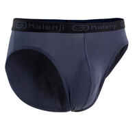 Calzoncillos slip running transpirable Hombre azul marino