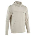 SWEATTRÖJA med huva för löpning RUN DRY+ herr beige