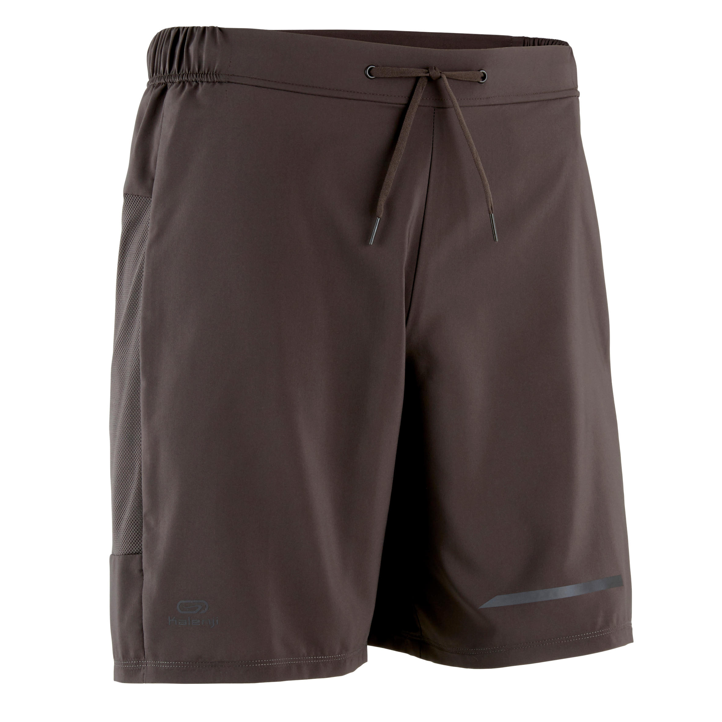 KALENJI DRY+ MEN'S BREATHABLE RUNNING SHORTS - DARK KHAKI 9/9
