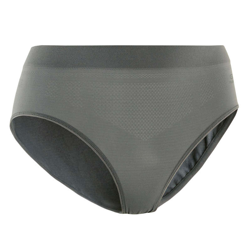 KALENJI RUNNING BRIEFS BREATHABLE GREY Decathlon