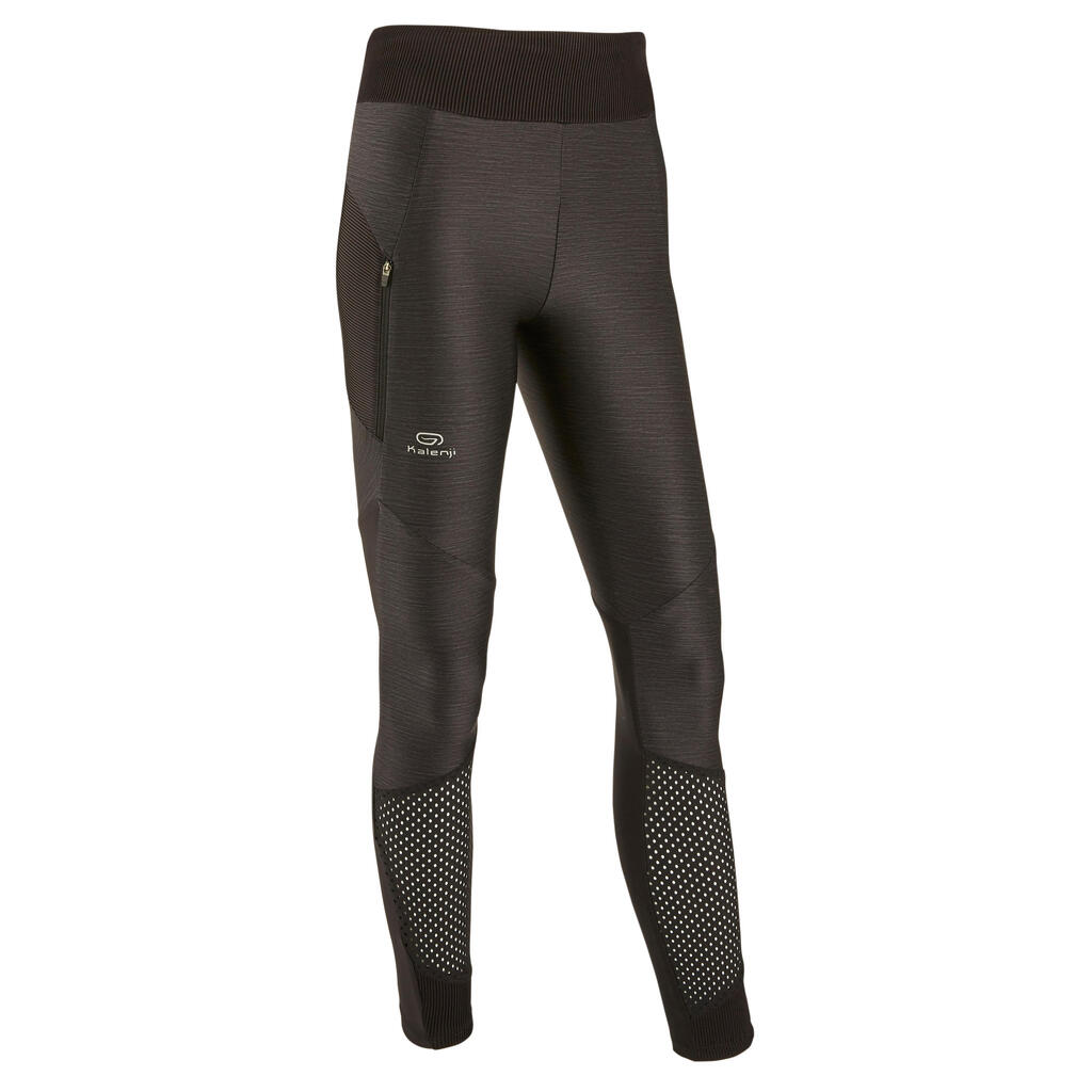 Legging long running respirant femme - Dry+ Feel violet