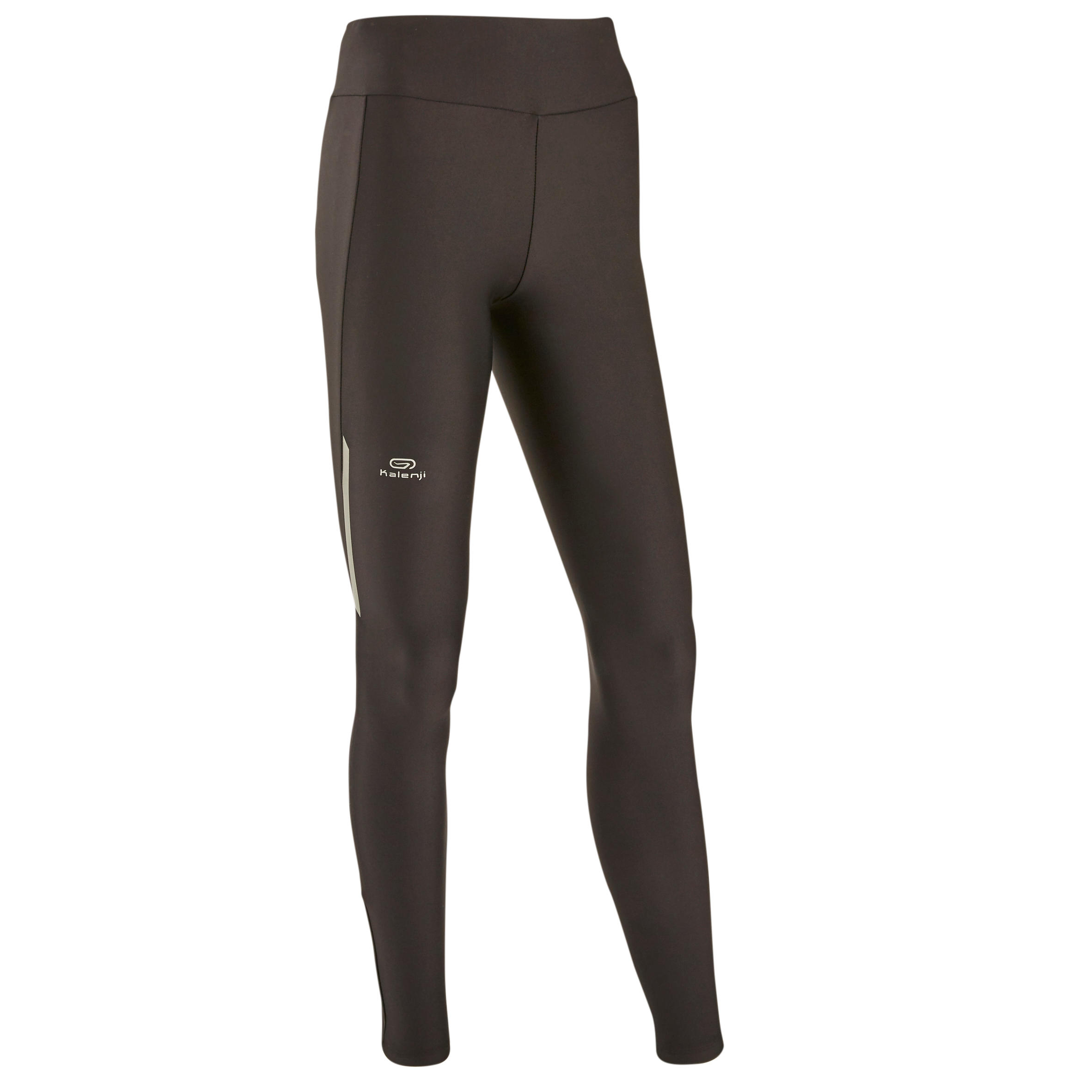 Leggings running Mujer - KIPRUN Run 100 negro 6/7