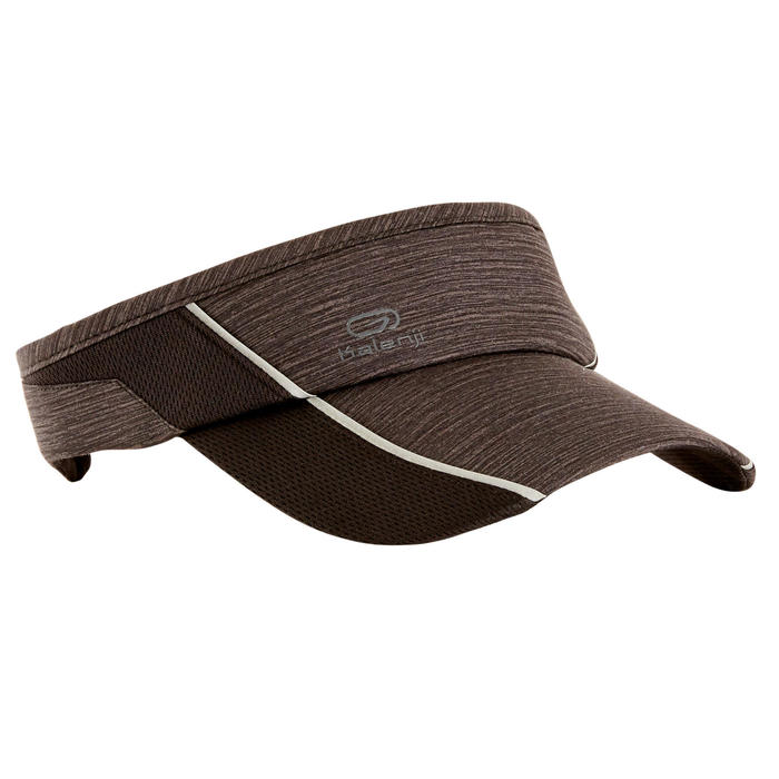 RUNNING VISOR ADJUSTABLE BLUE HEAD SIZE 50 TO 62 CM MEN WOMEN Decathlon