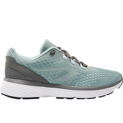 WOMEN'S RUNNING SHOES - KALENJI SUPPORT - KHAKI