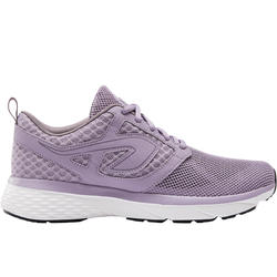 WOMEN'S RUNNING SHOES - KALENJI RUN SUPPORT BREATHE - LAVENDER