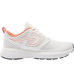 WOMEN'S RUNNING SHOES - KALENJI RUN SUPPORT BREATHE - WHITE