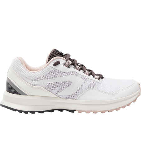 KALENJI RUN ACTIVE GRIP WOMEN'S RUNNING SHOES - WHITE