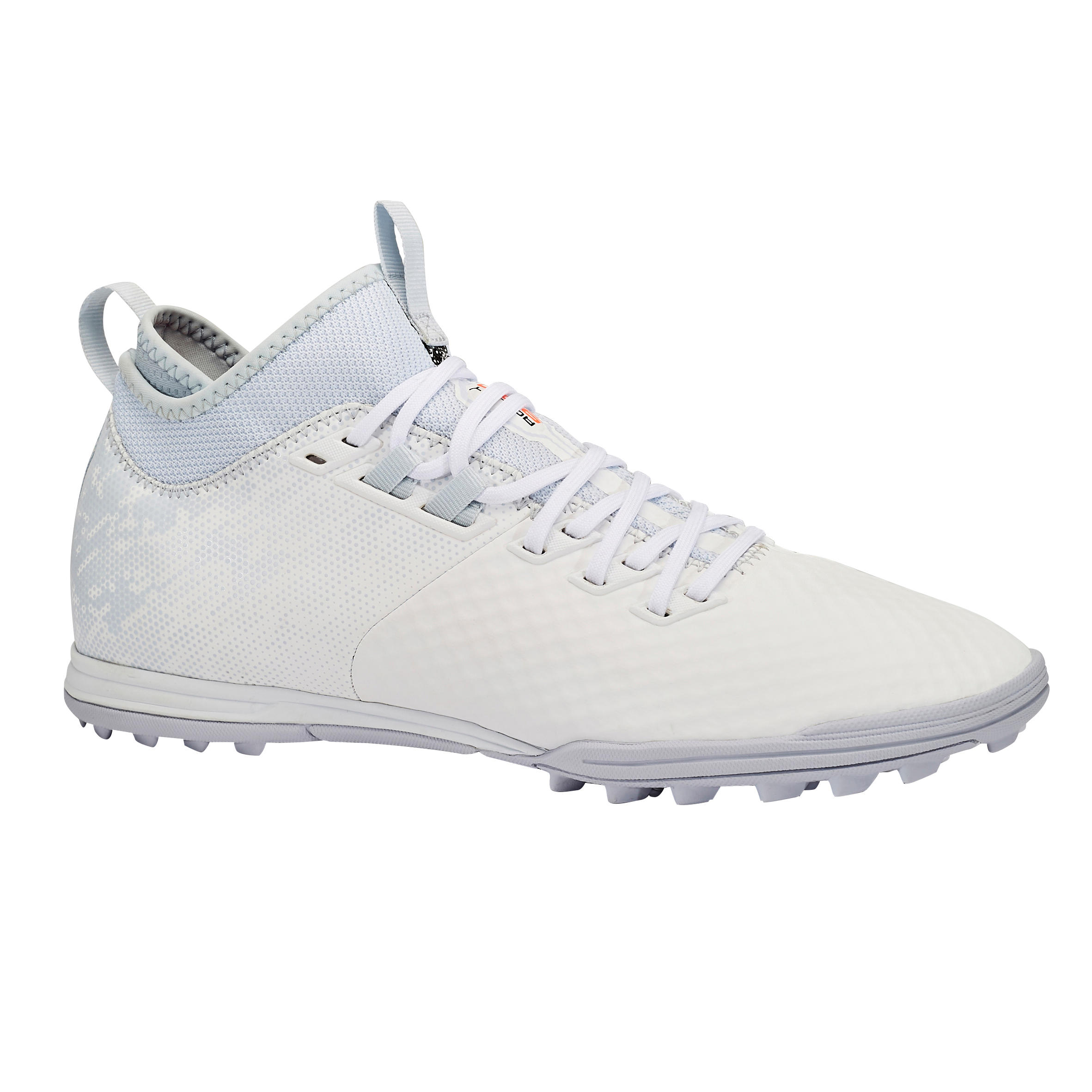 Adult Firm Ground Football Boots Agility 900 Mesh MiD TF - Grey 1/13