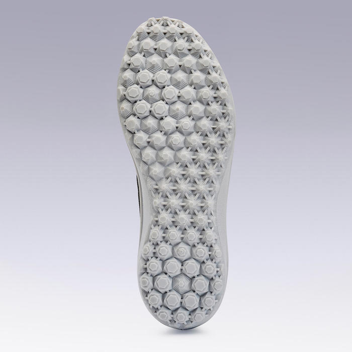 Hard Ground Football Boots Agility 100 HG Black/Red Decathlon