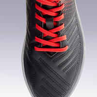 Hard Ground Football Boots Agility 100 Turf TF - Black/Red