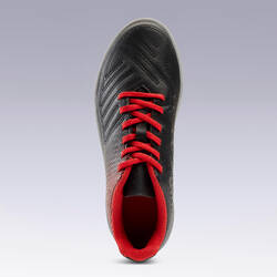 Hard Ground Football Boots Agility 100 Turf TF - Black/Red