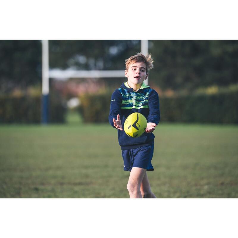 Ballon De Rugby Enfant Taille 3 - Inititation Light Jaune