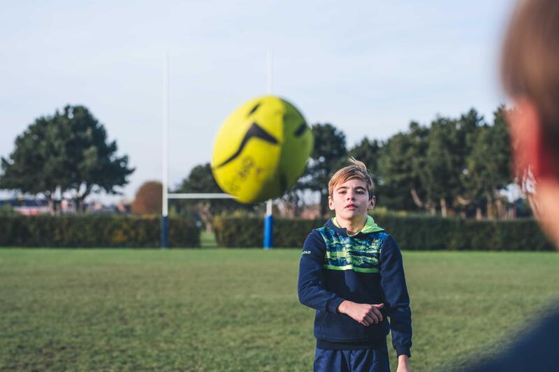 Ballon De Rugby Enfant Taille 3 - Inititation Light Jaune pour les clubs et  collectivités