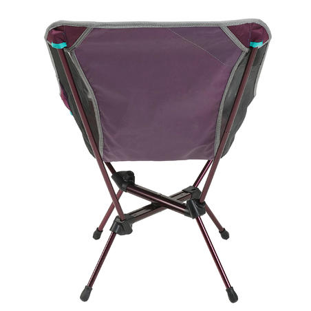 LOW FOLDING CAMPING CHAIR MH500 - PLUM