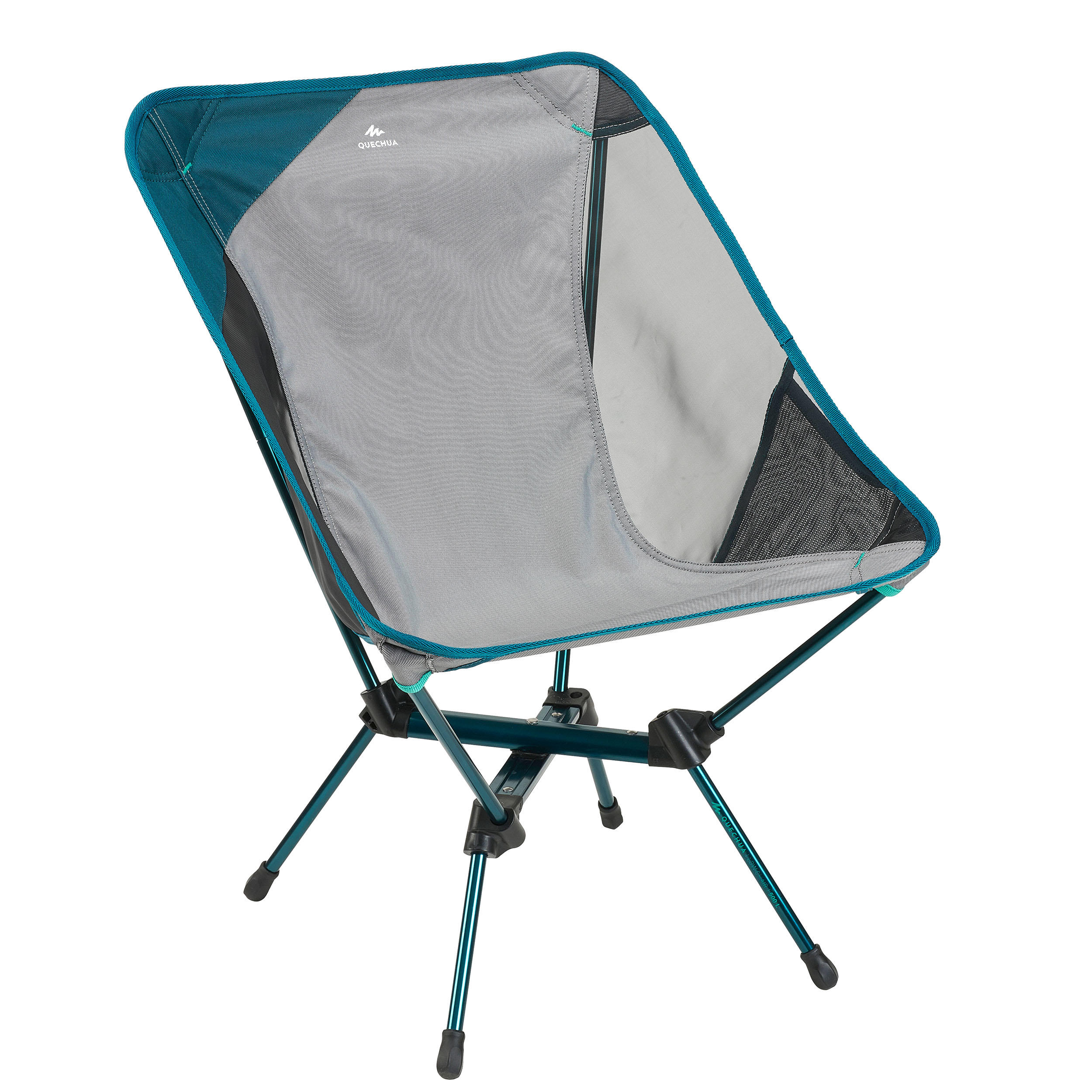 Chaise de camping pliante – MH 500 gris - QUECHUA
