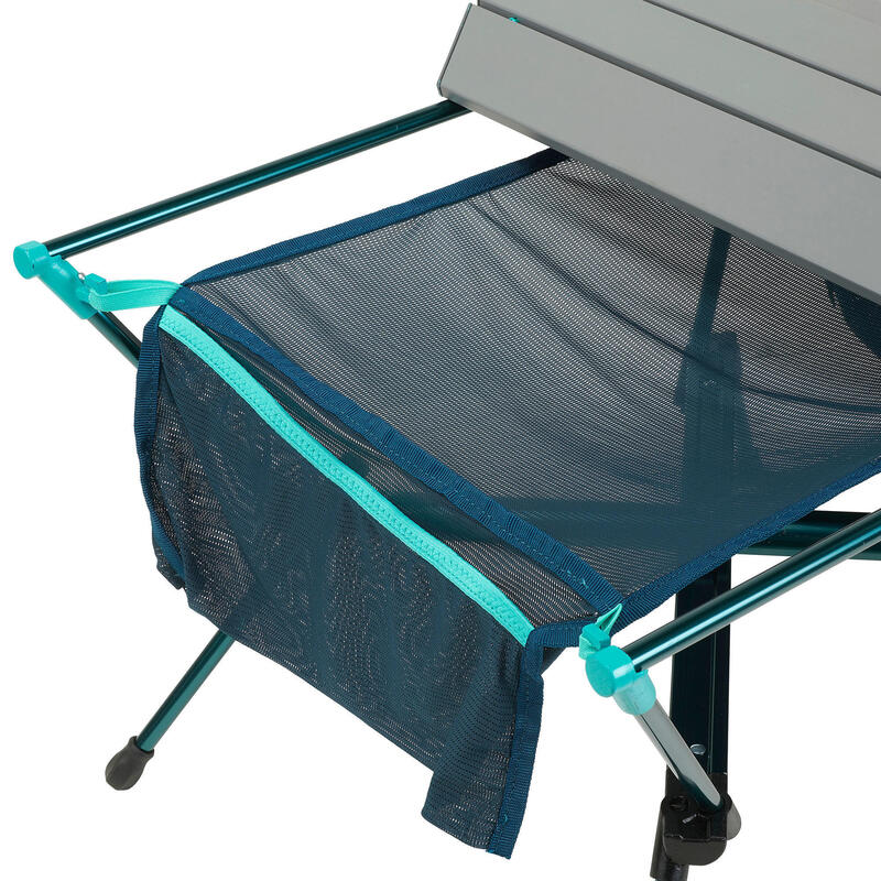 Lage vouwtafel voor op de camping MH500 blauw