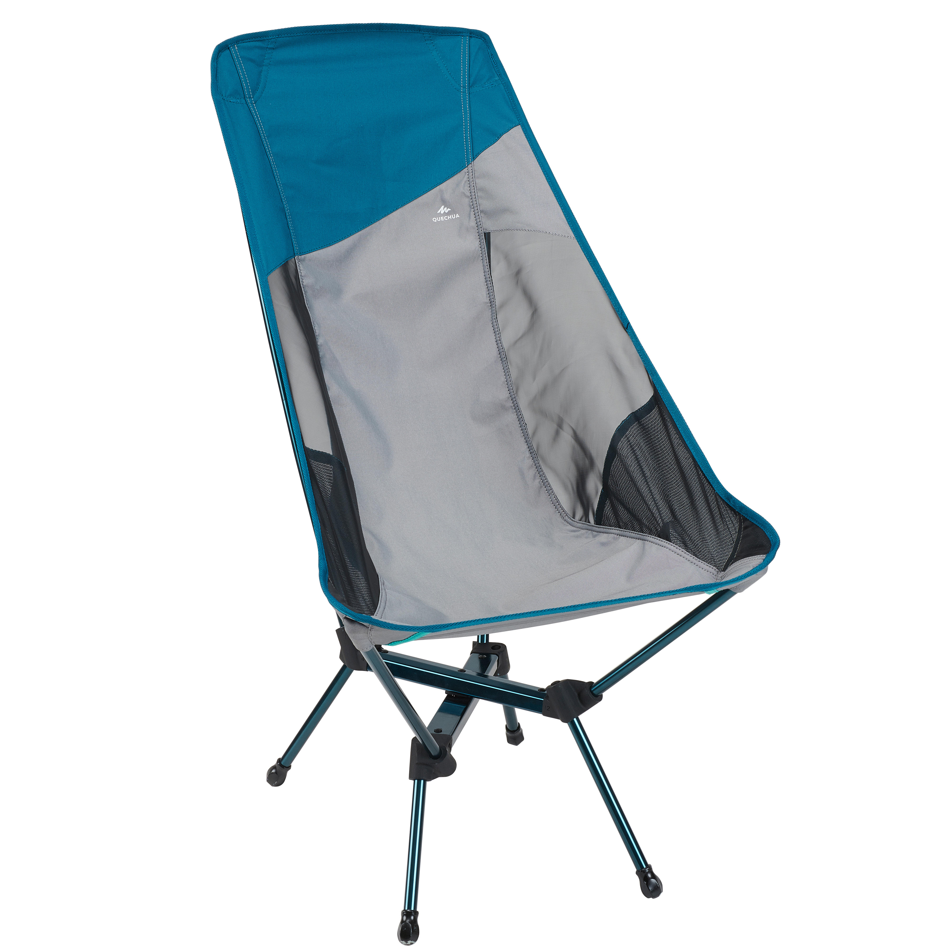 アウトドアローチェア QUECHUA (ケシュア) キャンプ ローチェア 折りたたみ式 Lサイズ
