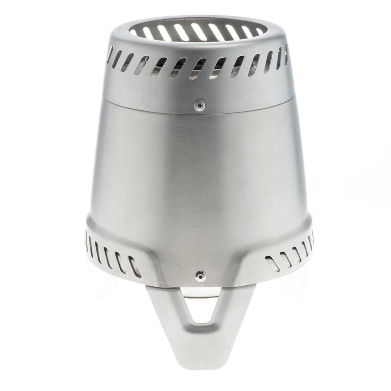 WoodBurning Camping Stove MH500 Light Grey QUECHUA Decathlon