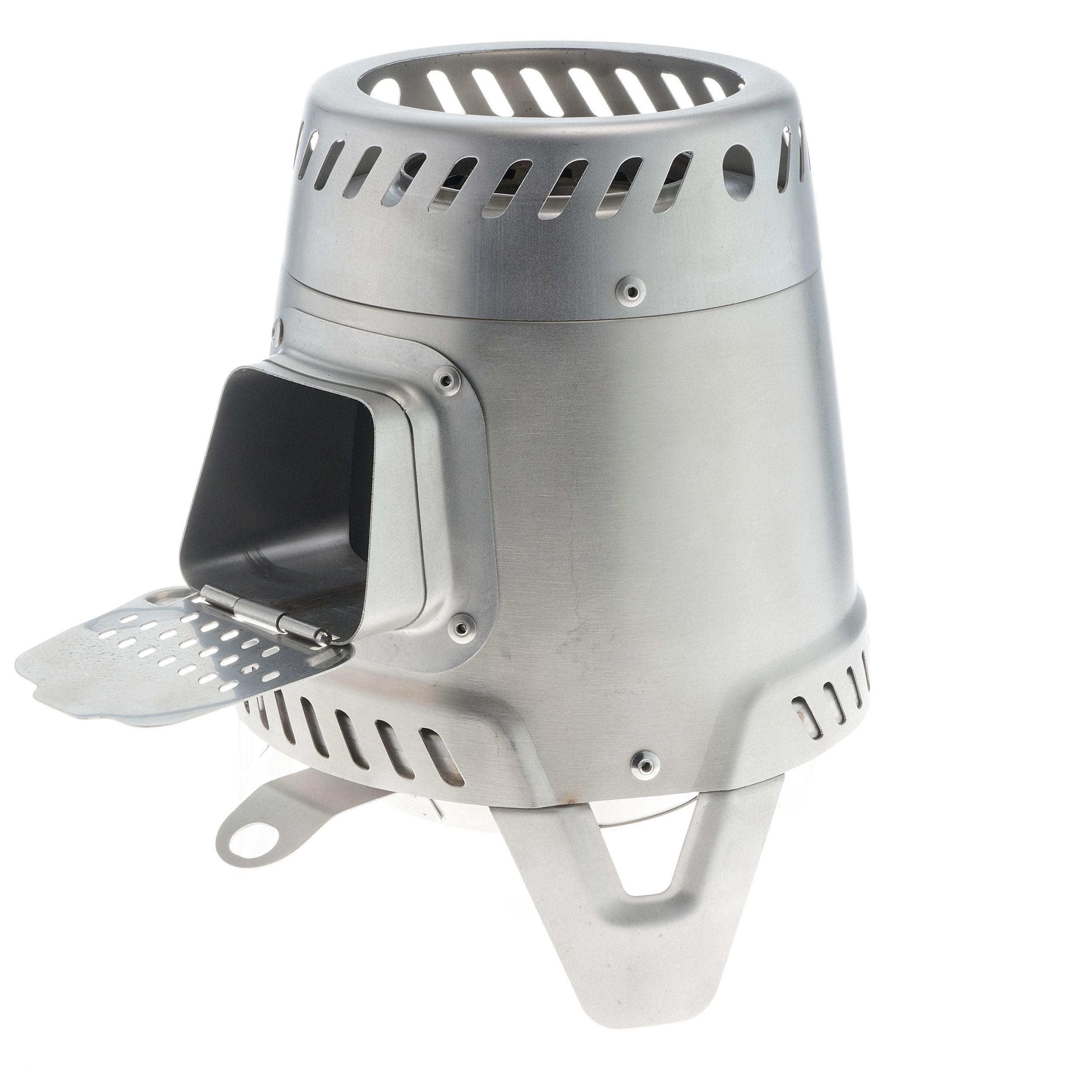 Wood-Burning Camping Stove - MH500 - Light Grey QUECHUA - Decathlon