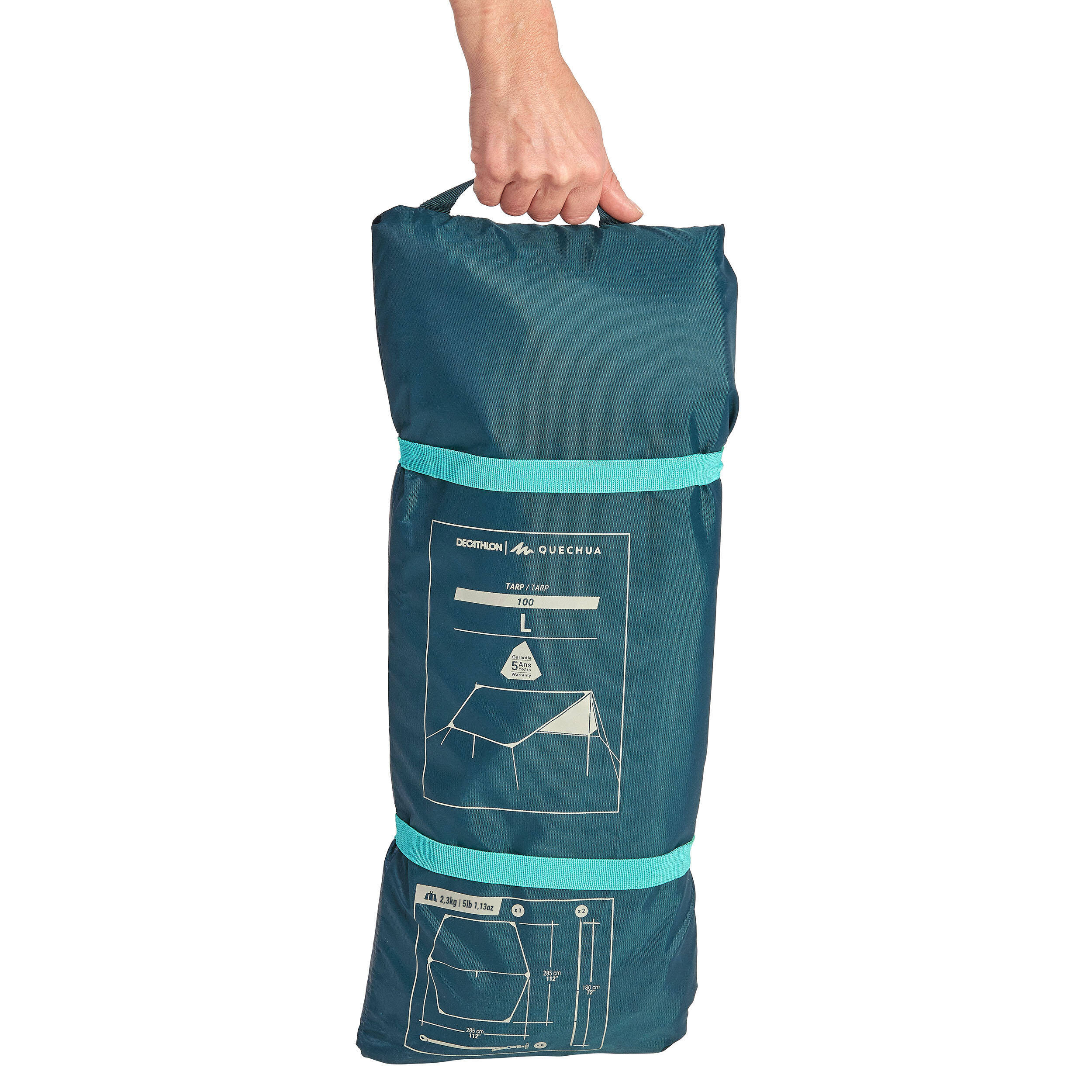 Camping Tarp MH100 Blue -  4