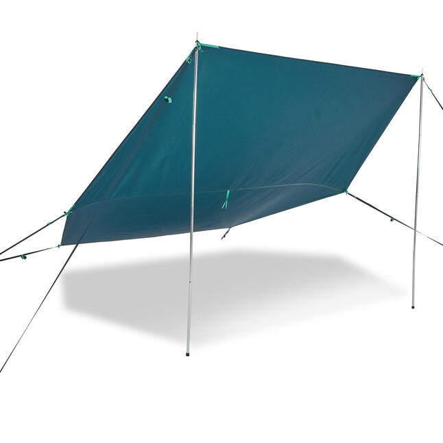 MULTIFUNCTION TARP CAMPING SHELTER QUECHUA Decathlon
