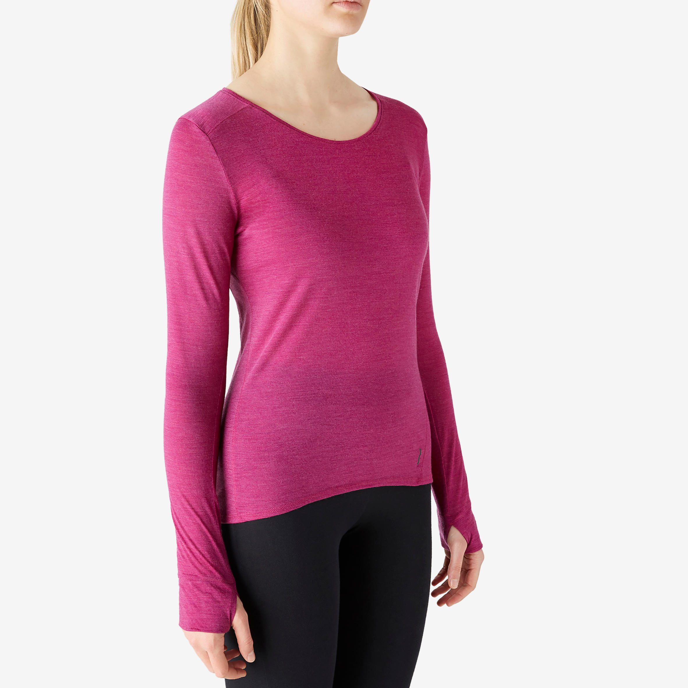 Gentle Gym Sport T-Shirt - Plum - Decathlon