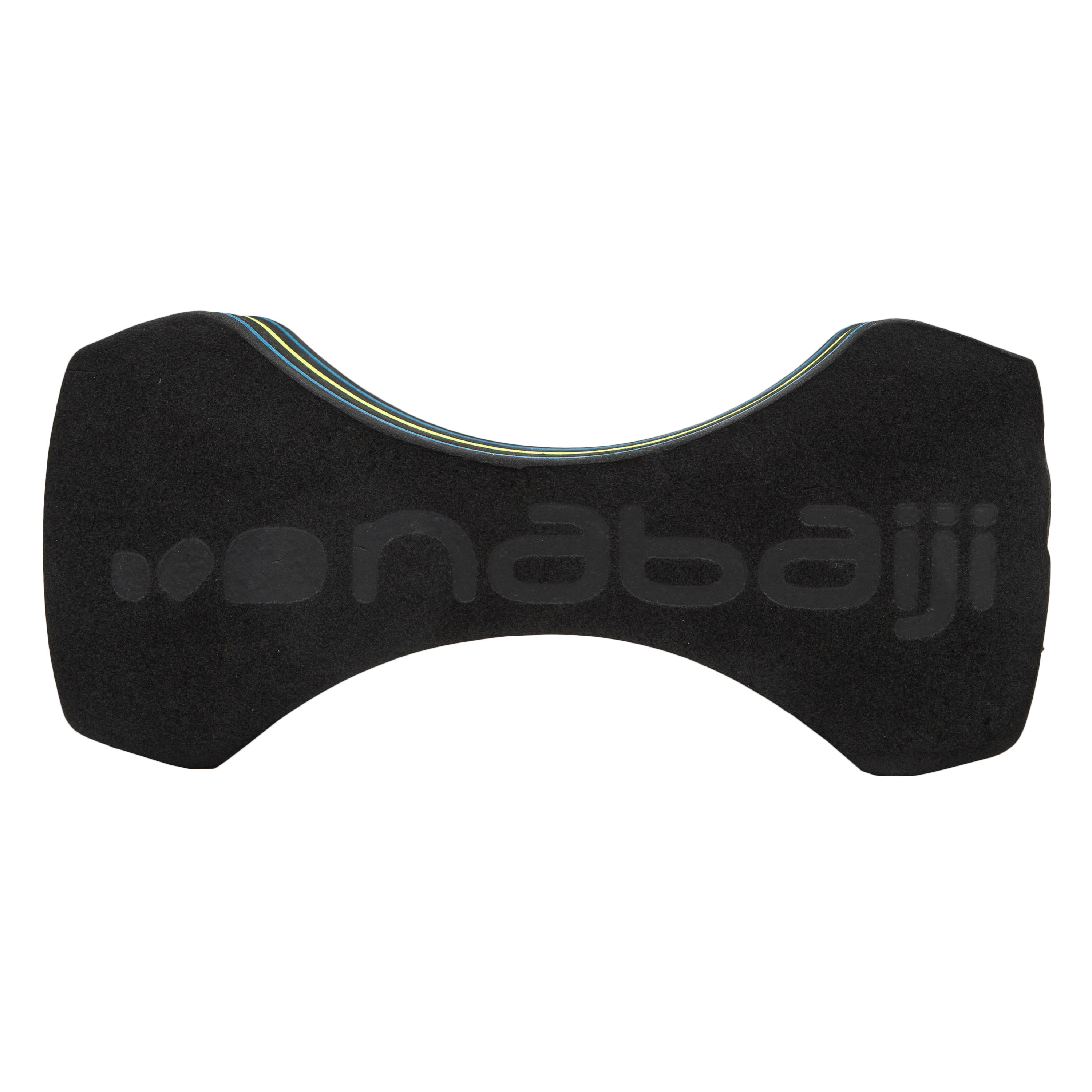 SWIMMING PULL BUOY SIZE M - BLACK/YELLOW 2/4