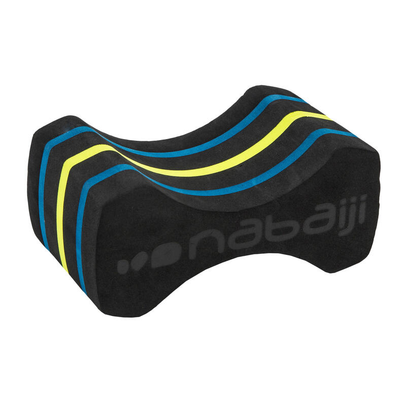 PULL BUOY NATATION TAILLE M NOIR JAUNE