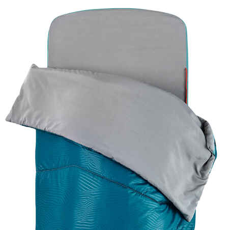 2 IN 1 SLEEPING BAG - SLEEPIN BED MH500 15°C L - BLUE