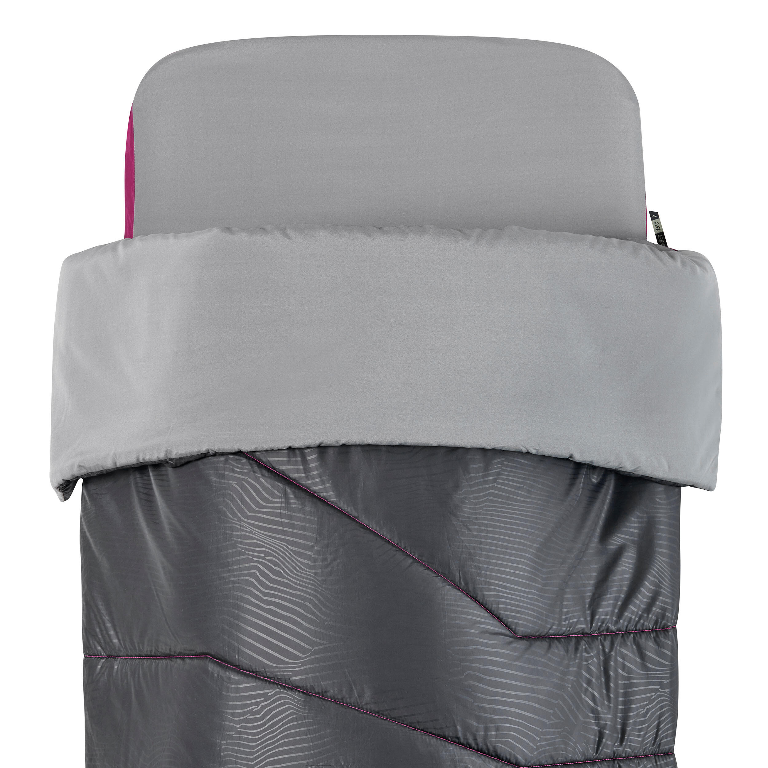 SAC DE COUCHAGE 2 EN 1 - SLEEPIN BED MH500 15°C L PRUNE 10/14