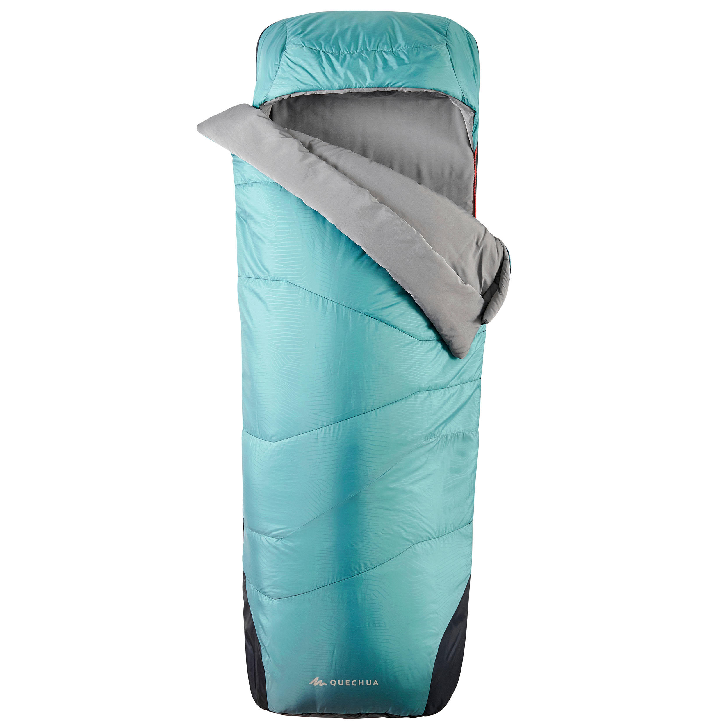 Tweedehands - 2-IN-1 SLAAPZAK VOOR KAMPEREN SLEEPIN BED MH500 5°C L 3/12