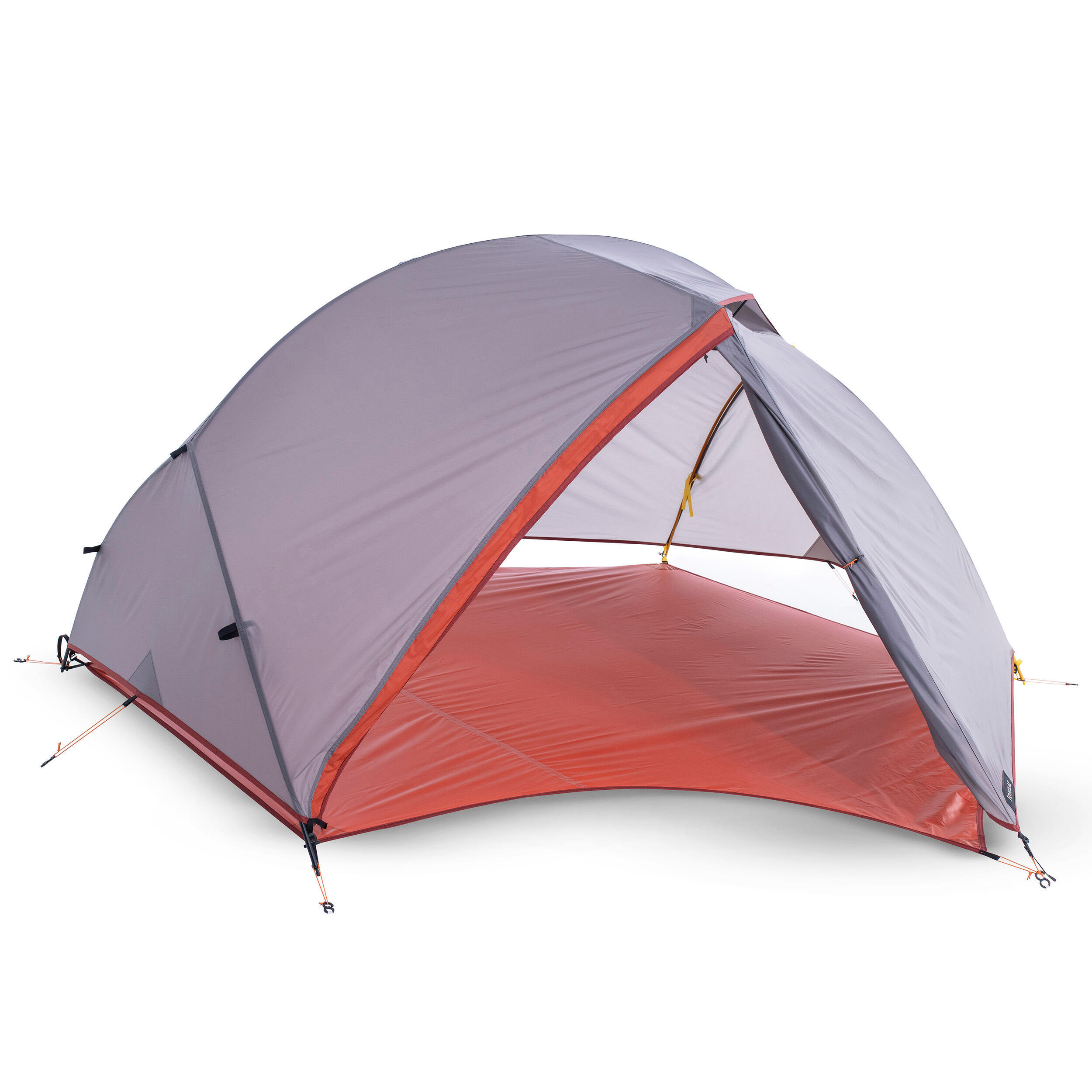 Ultralight Tent Groundsheet for 2 People - Orange 2/3