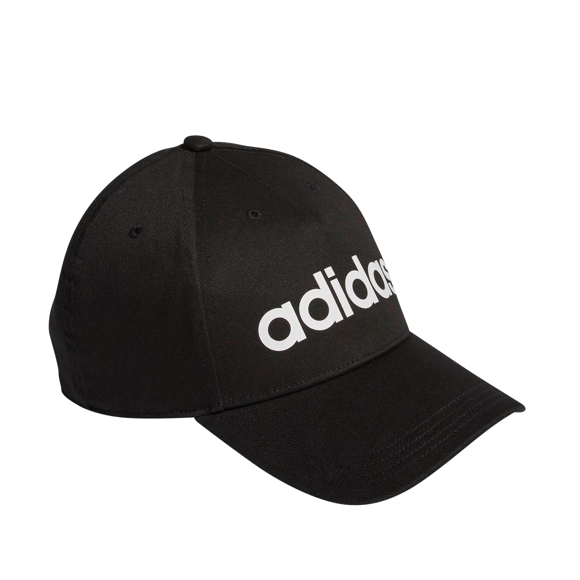 Cap schwarz mit weißem Adidas-Logo